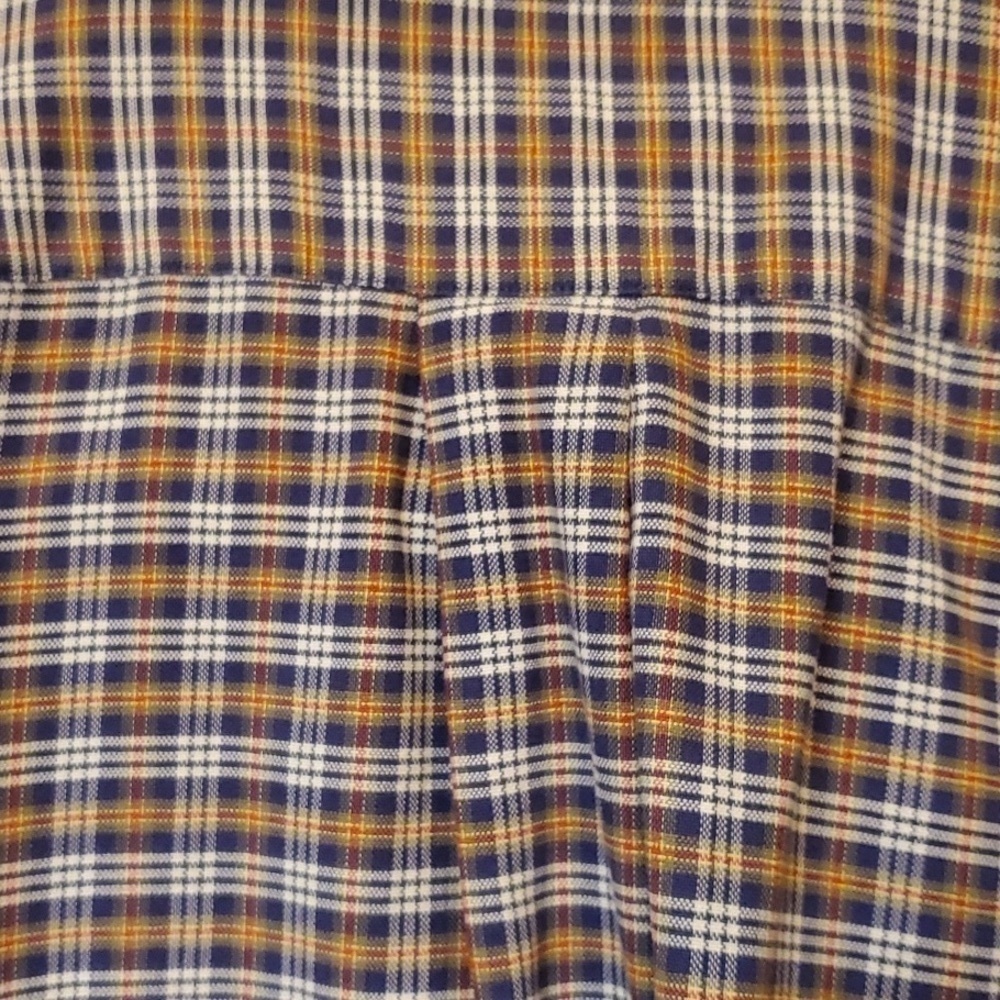 Daniel Cremieux classic fit blue plaid button down Size large - Picture 9 of 10